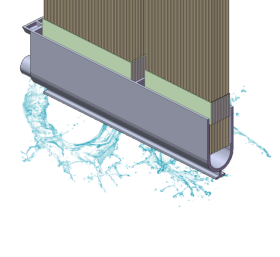 Submerged Ultrafiltration Curtain Membrane Module